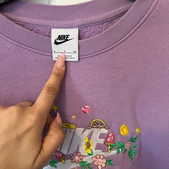 DEADTSOCK| Nike Unisex Sportswear Club Fleece Sweatshirt-Violet - Picture 5 of 6